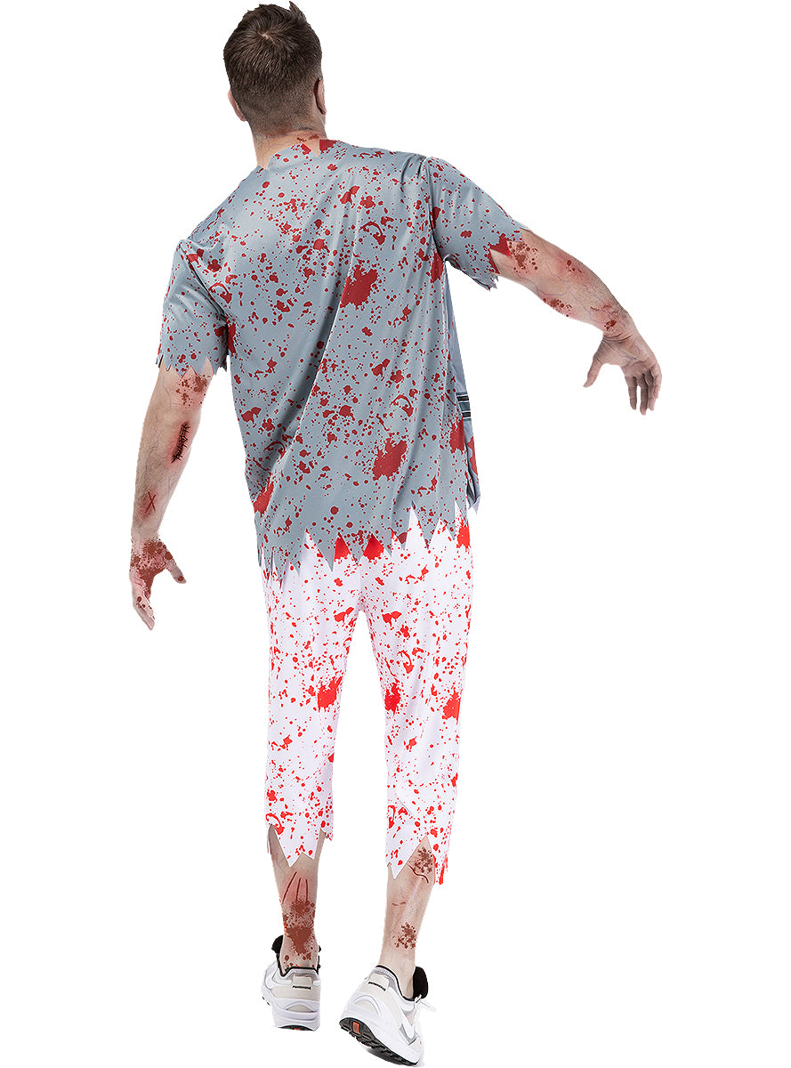 Déguisement footballeur américain zombie homme grande taille