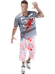 Déguisement footballeur américain zombie homme grande taille
