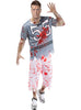 Déguisement footballeur américain zombie homme grande taille