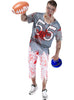 Déguisement footballeur américain zombie homme grande taille