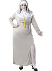 Déguisement nonne zombie femme grande taille