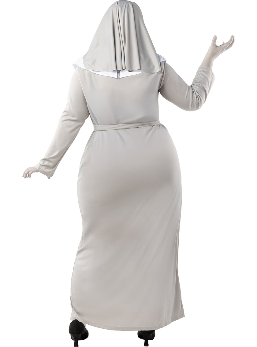Déguisement nonne zombie femme grande taille