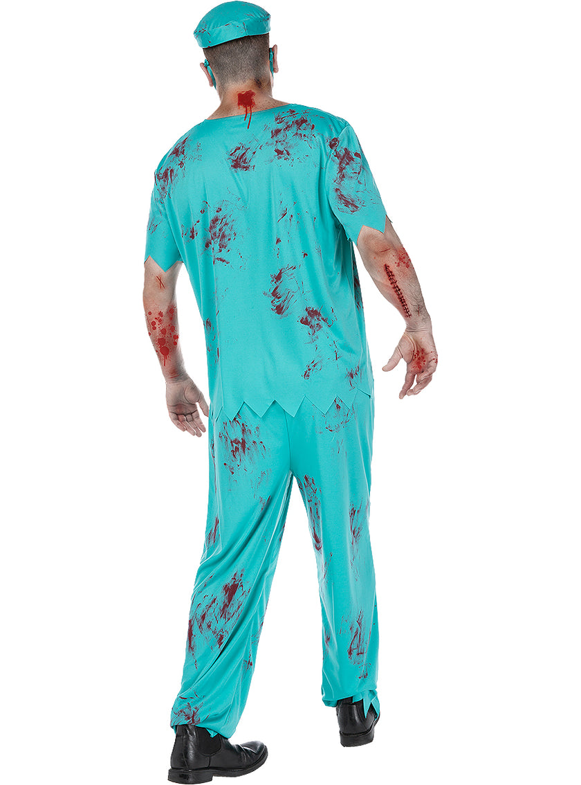 Déguisement médecin chirurgien zombie homme grande taille