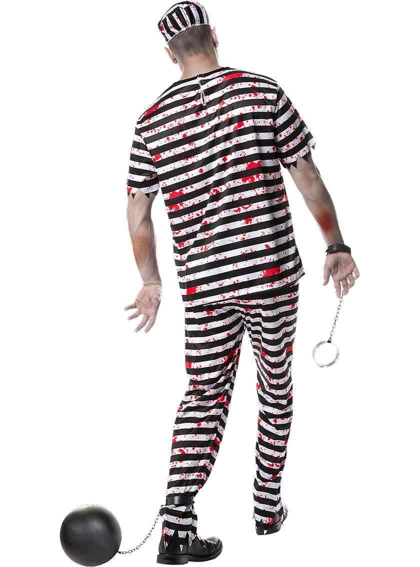 Déguisement prisonnier zombie homme grande taille