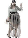 Déguisement pirate zombie femme grande taille