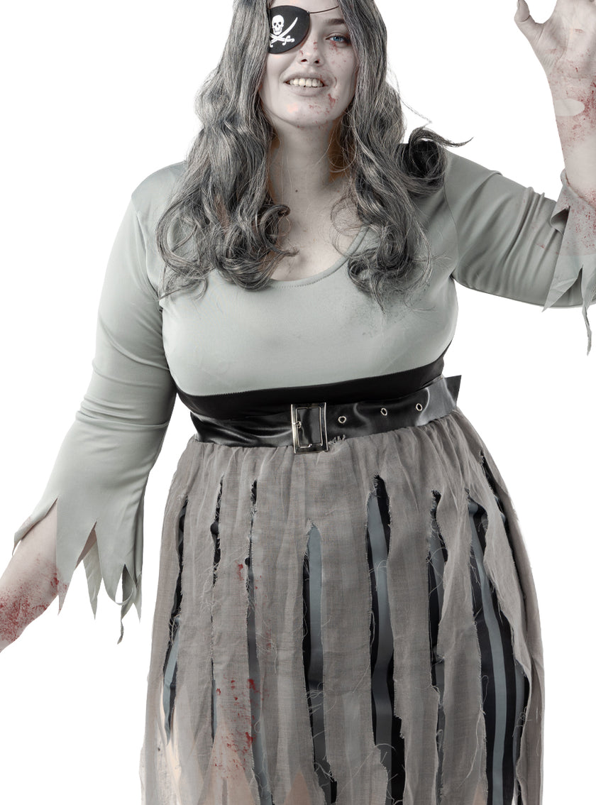 Déguisement pirate zombie femme grande taille