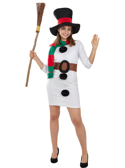 Déguisement bonhomme de neige femme