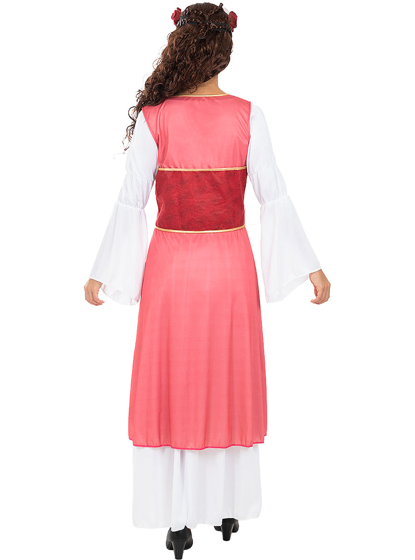 Déguisement princesse médiévale fleurie femme