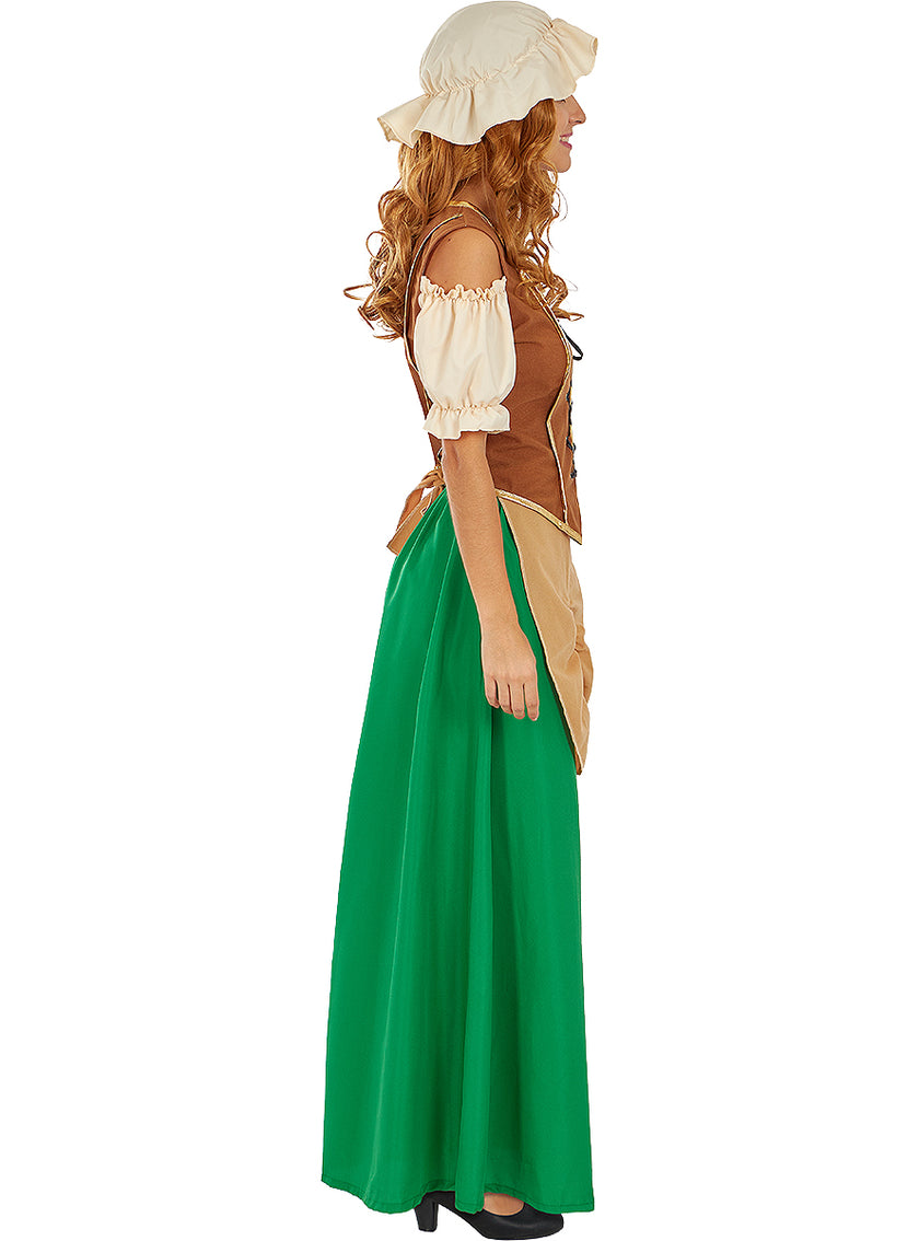 Déguisement aubergiste médiévale femme