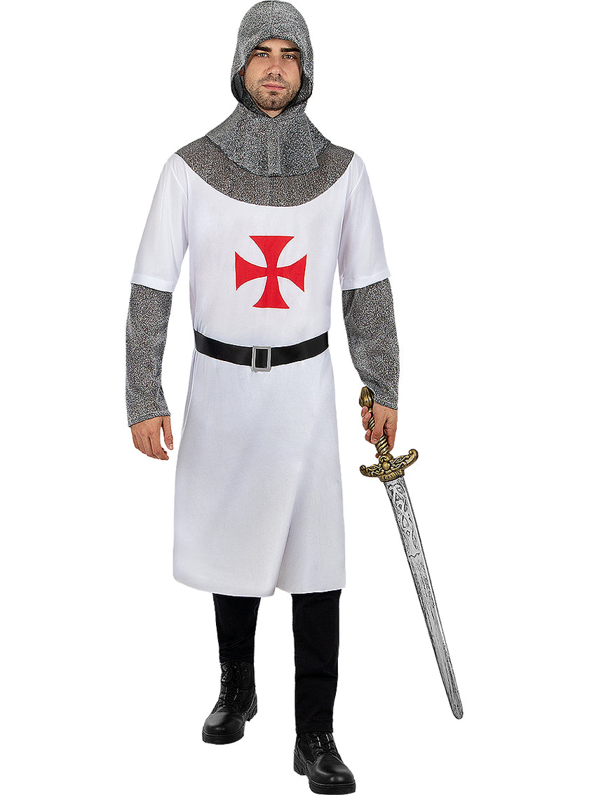 Déguisement chevalier des templiers homme