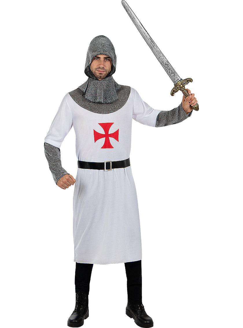 Déguisement chevalier des templiers homme