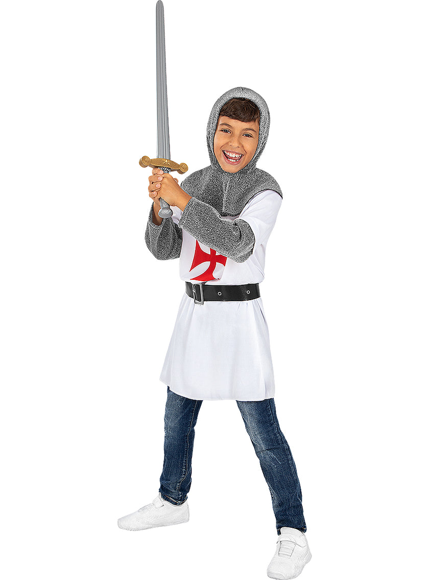 Déguisement chevalier templier garçon