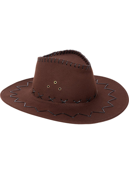 Chapeau cowboy marron adulte
