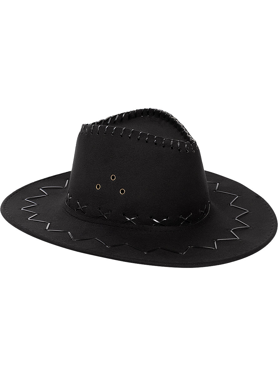 Chapeau cowboy noir adulte