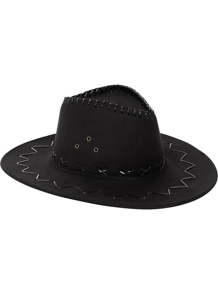 Chapeau cowboy noir adulte