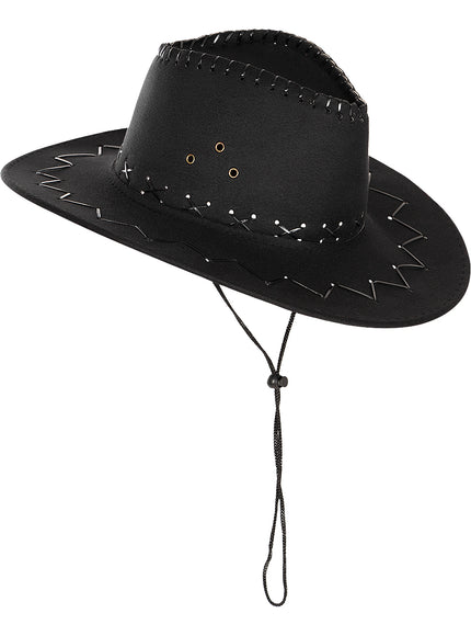 Chapeau cowboy noir adulte