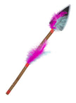 Lance d'indien avec plumes