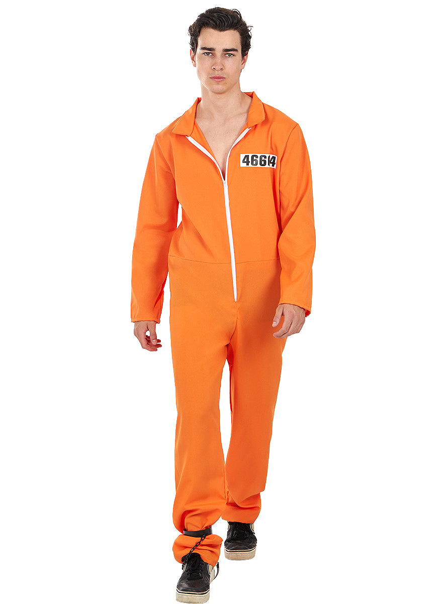 Déguisement prisonnier orange