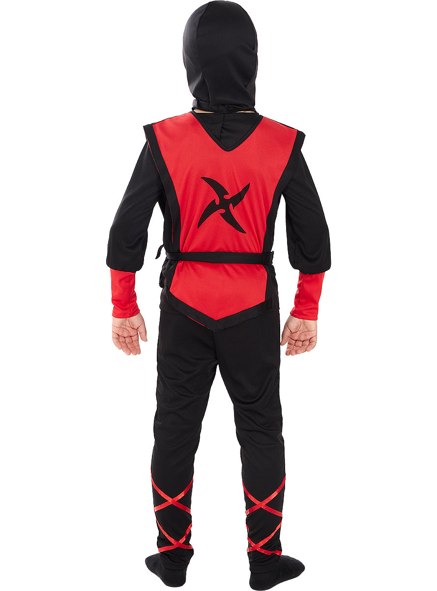 Déguisement Ninja rouge garçon