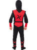 Déguisement Ninja rouge garçon