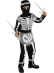 Déguisement Ninja squelette zombie garçon
