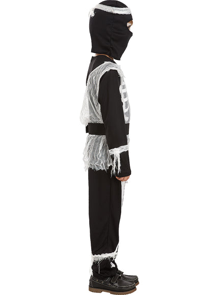 Déguisement Ninja squelette zombie garçon