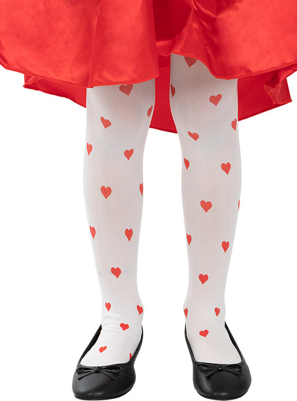 Collants cœurs fille