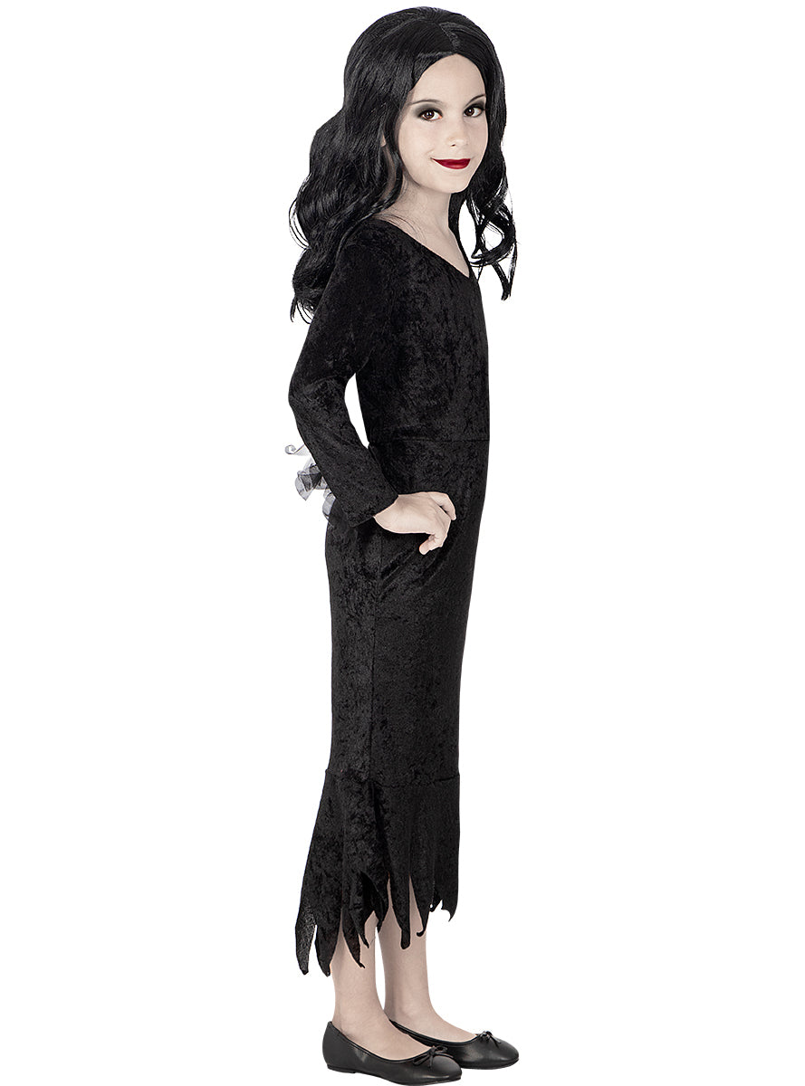 Déguisement Morticia Addams fille - La Famille Addams