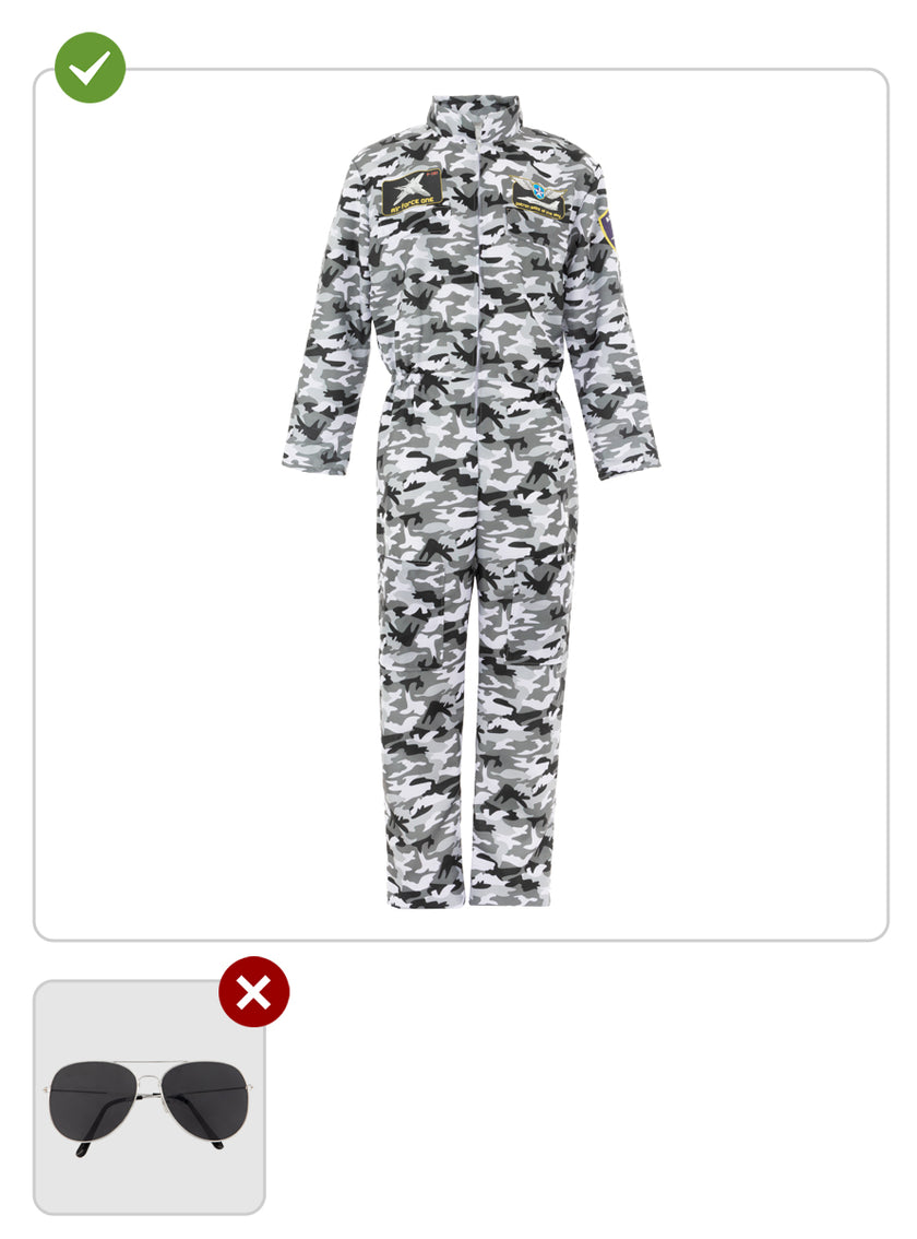 Déguisement pilote de chasse homme