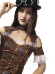 Déguisement Steampunk court femme