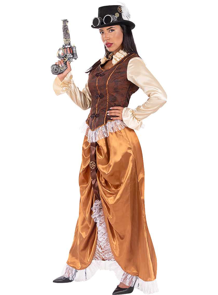 Déguisement Steampunk long femme