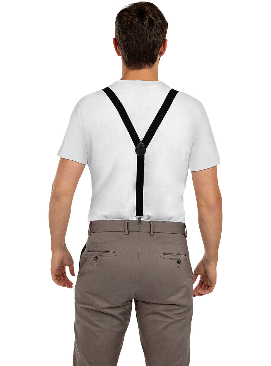 Bretelles noires adulte