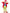 Perruque clown rouge