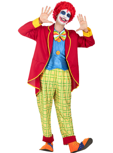 Perruque clown rouge