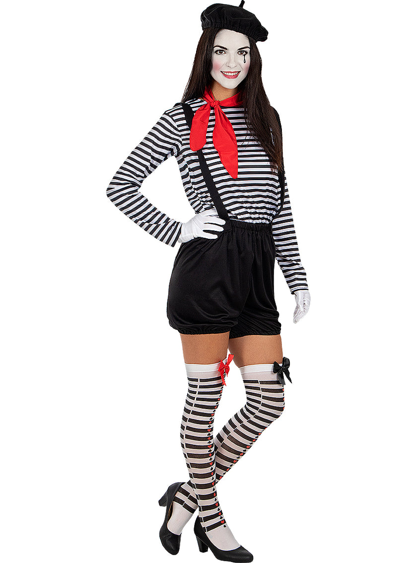 Déguisement mime femme