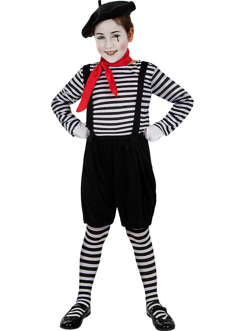 Déguisement mime fille