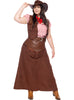 Déguisement Cowboy Deluxe femme grande taille