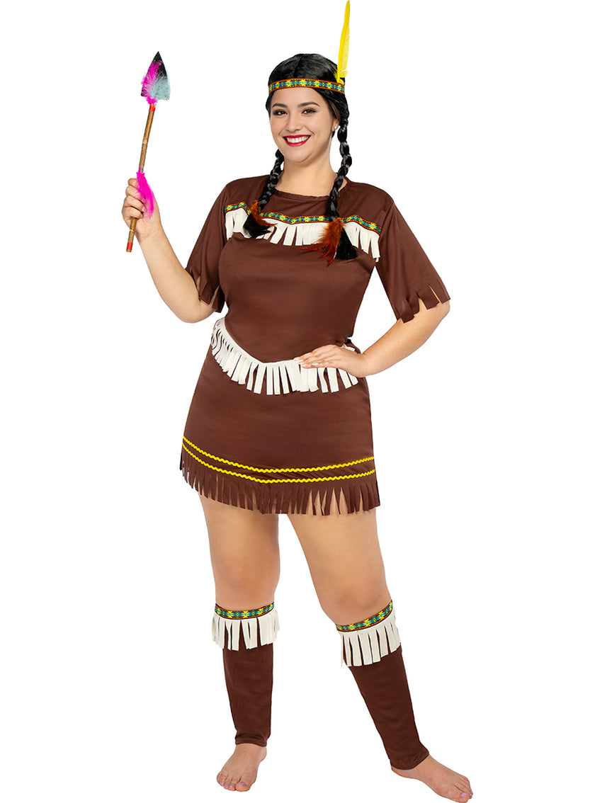Déguisement indienne femme grande taille