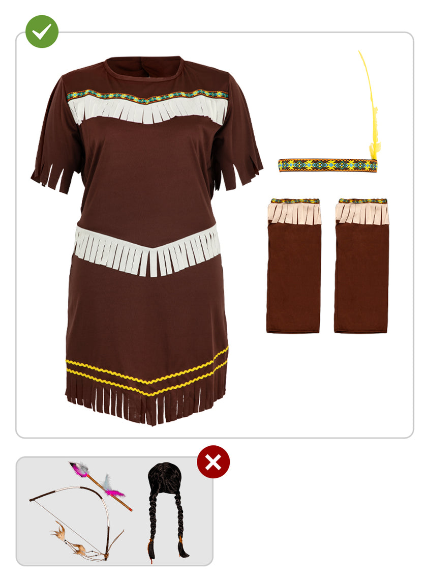 Déguisement indienne femme grande taille