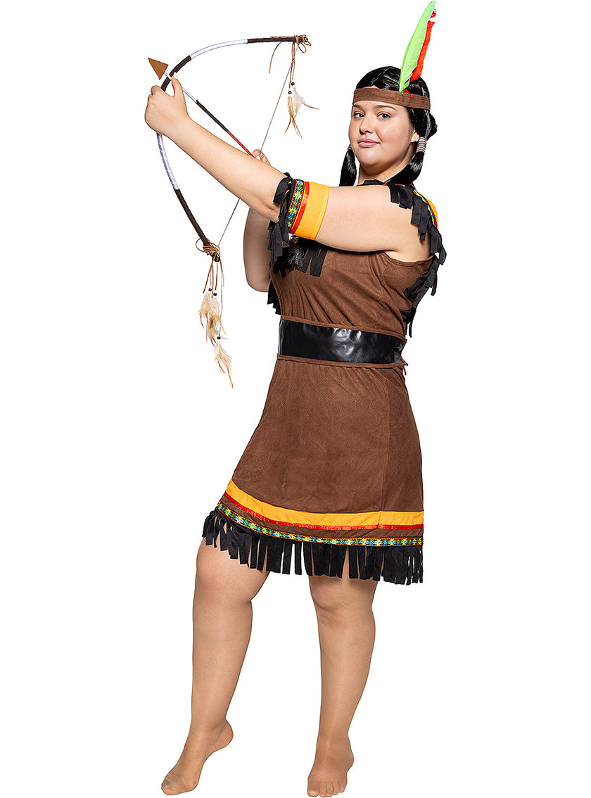 Déguisement indienne femme Deluxe grande taille