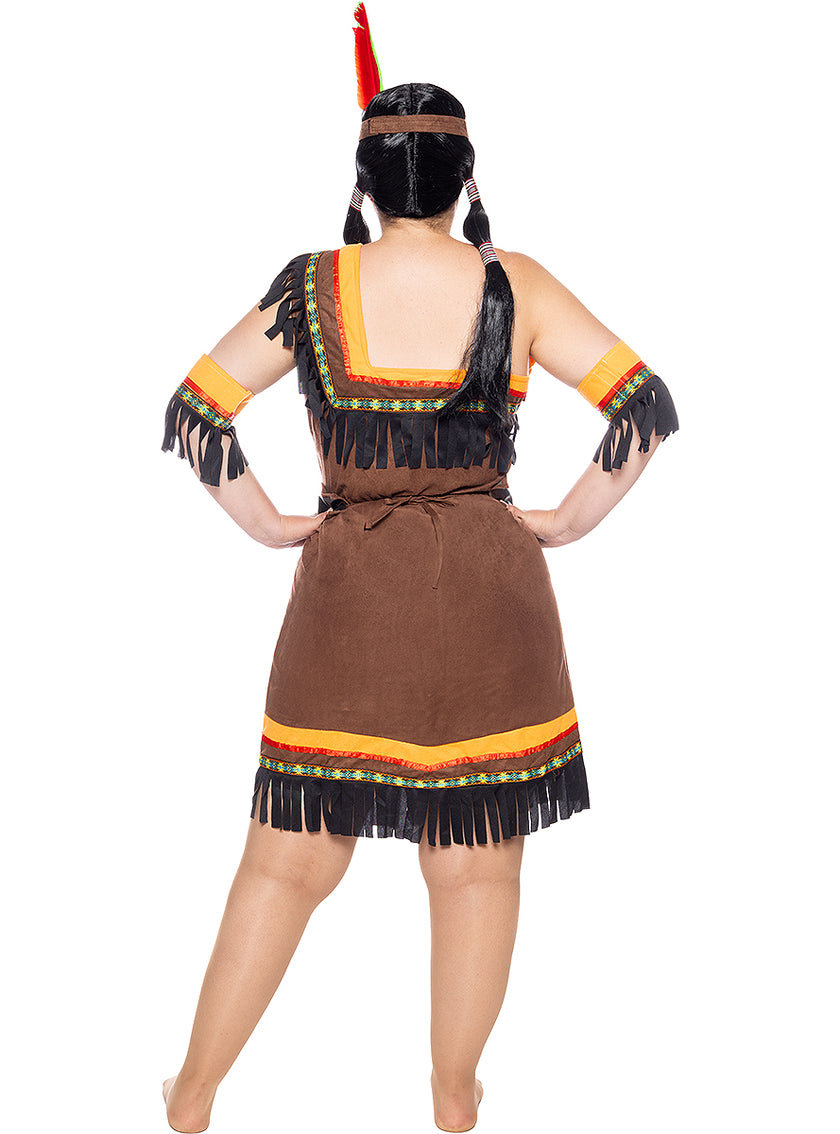 Déguisement indienne femme Deluxe grande taille