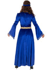 Déguisement Princesse Médiévale bleue femme grande taille