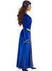 Déguisement Princesse Médiévale bleue femme grande taille