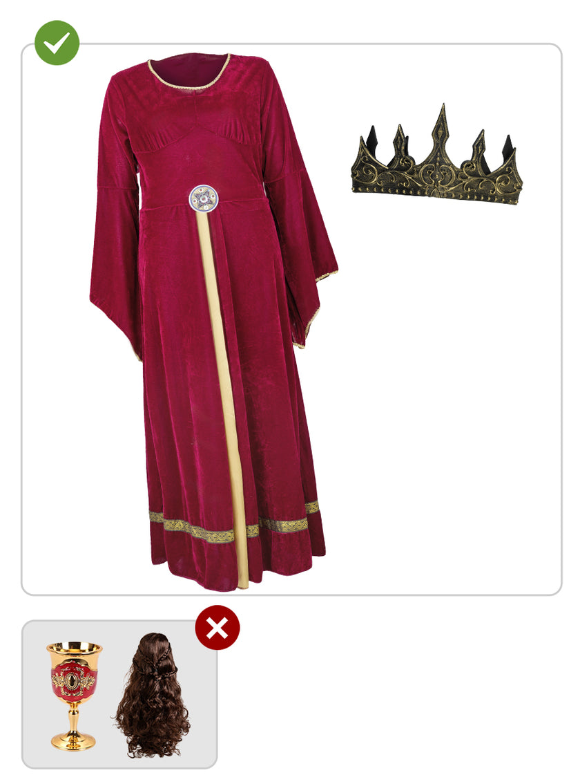 Déguisement Lady Guenièvre femme grande taille