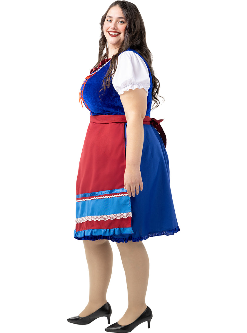 Déguisement bavaroise deluxe femme grande taille