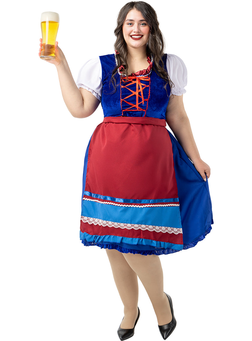 Déguisement bavaroise deluxe femme grande taille