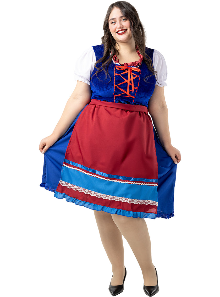 Déguisement bavaroise deluxe femme grande taille