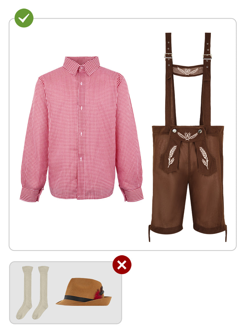 Déguisement Oktoberfest deluxe homme grande taille