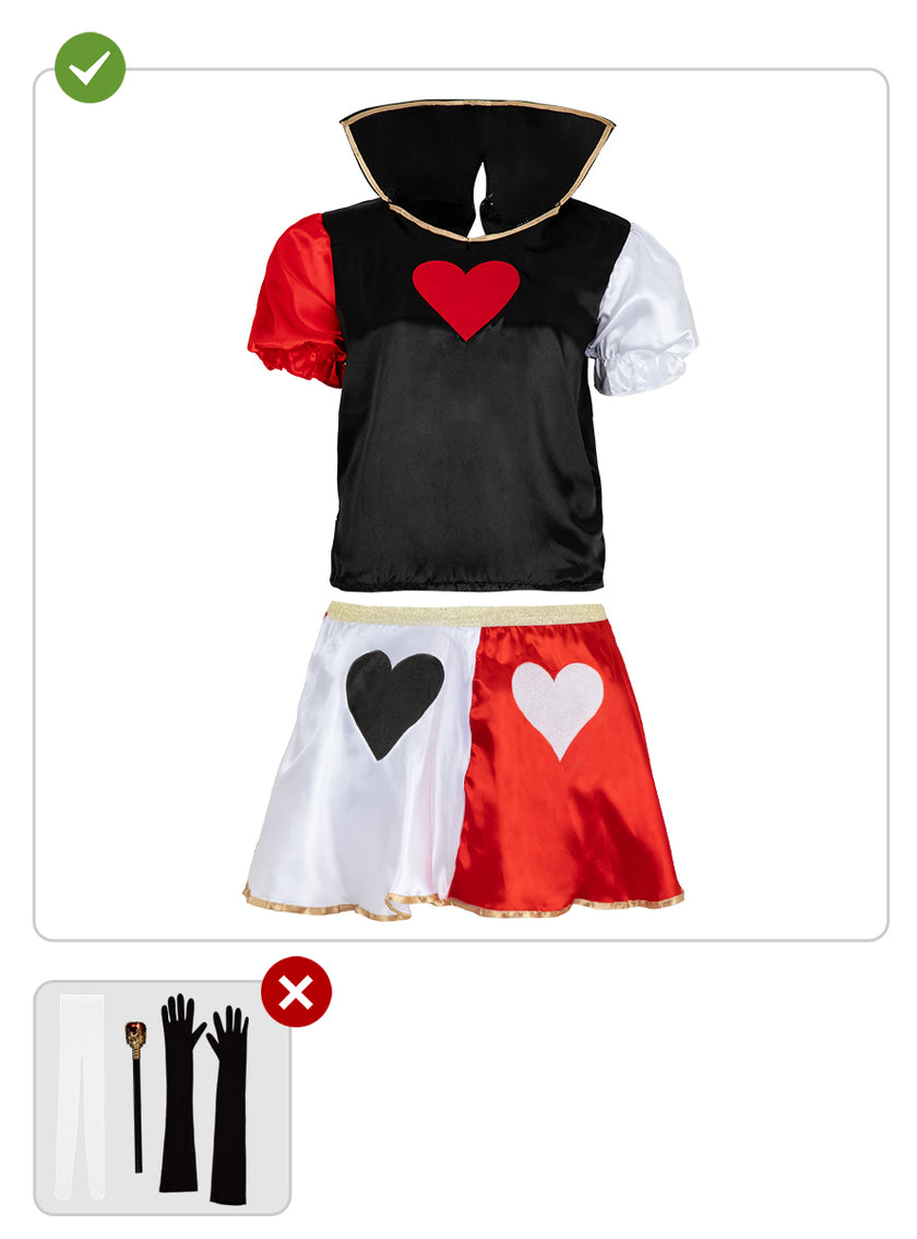 Déguisement Reine de cœurs femme grande taille