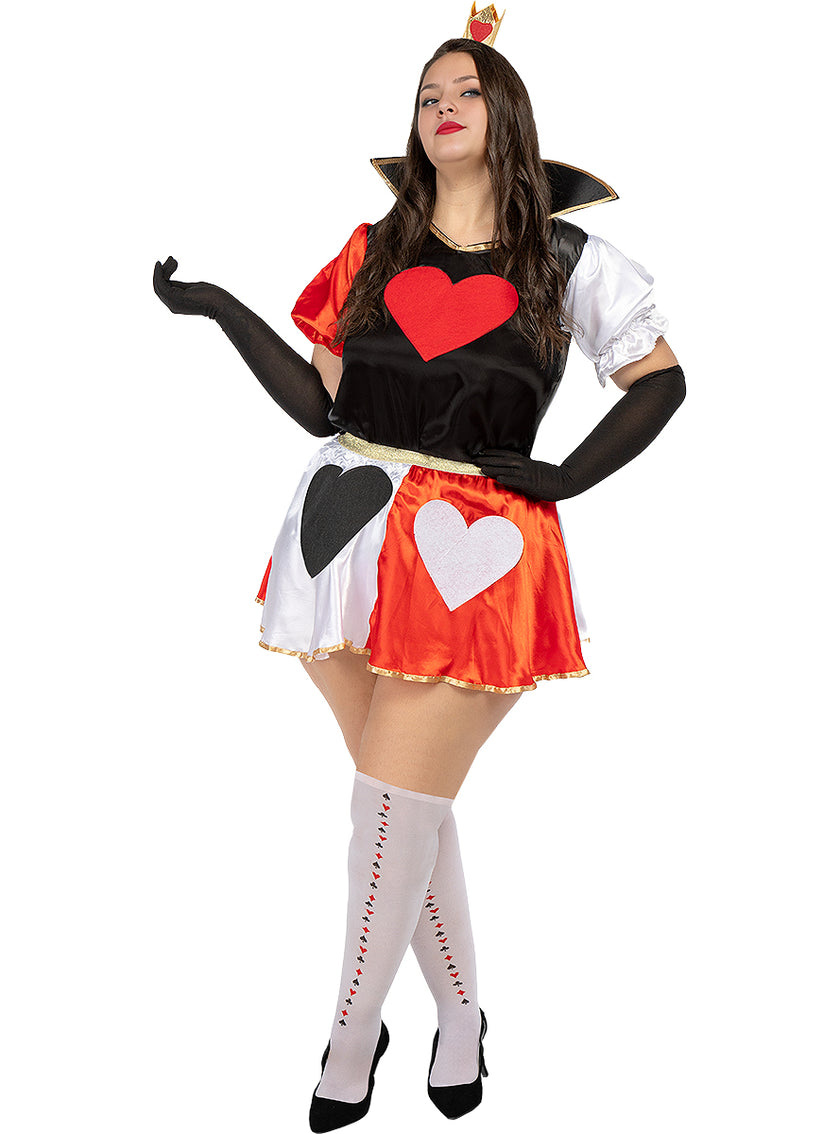 Déguisement Reine de cœurs femme grande taille